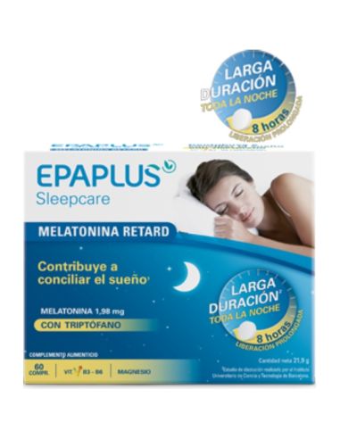 epaplus melatonina retard 198 mg triptofano 60 comprimidos