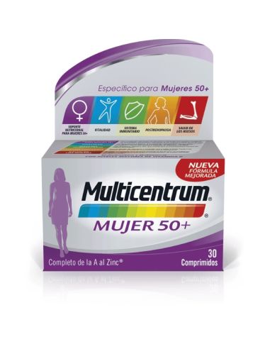 multicentrum 90 comprimidos mujer 50